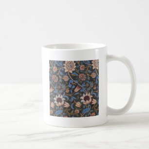 Caneca De Café Arte Têxtil Floral Evenlode de William Morris