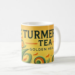 Caneca De Café Arte Turmeric Tea AI