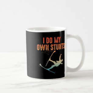 Caneca De Café Arte Única de Esqui para Homens Mulheres Crianças