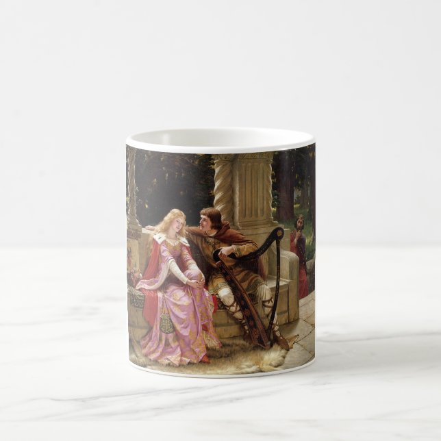 Caneca De Café Arte venenosa de Tristan e Isolde (Romance Medieva (Centro)