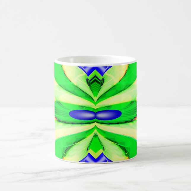 Caneca De Café Arte verde (Centro)