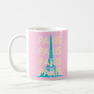 Caneca De Café Arte Viagem de Paris, Arte Viagem, Pré-Disquete, R