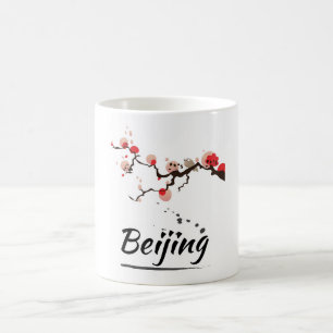 Caneca De Café Arte Viagens vintage de Beijing China