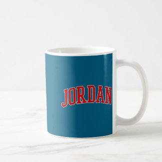Caneca De Café Arte Vintage Jordan Design Homens Mulheres