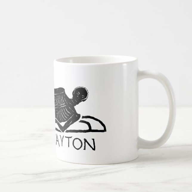 Caneca De Café Artefato Romano Antigo Conhece Seu Próprio Esquele (Direita)