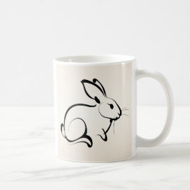 Caneca De Café Artéria Zit&Bit - Design Zodiac com Coelho Único