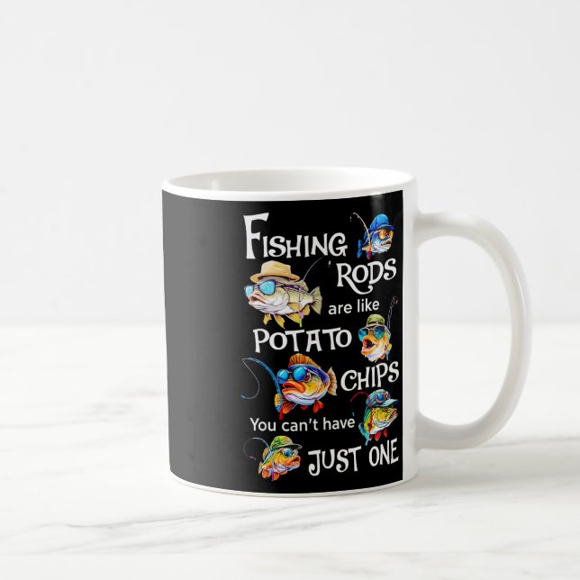 Caneca De Café Artes de Pesca são como Batata-Batata que não se p (Direita)