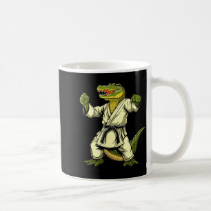 Caneca De Café Artes Marciais Crocodilo Karatê MMA Taekwondo
