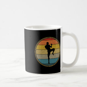 Caneca De Café Artes Marciais Mistas Vintage Retro Mma Kickboxing