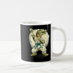 Caneca De Café Artes Marciais MMA Taekwondo Crocodilo Animal Kara