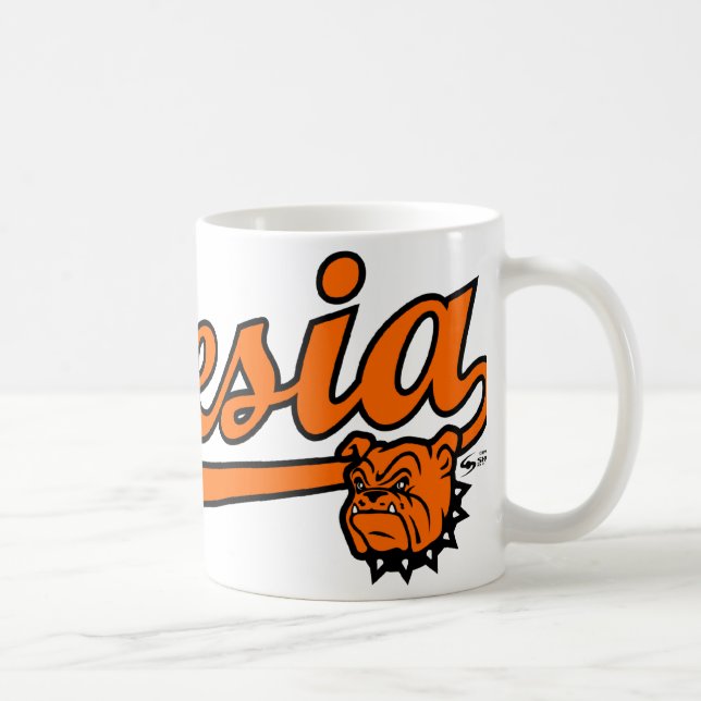 Caneca De Café Artesia Bulldog Script Mug (Direita)