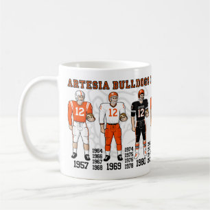 Caneca De Café Artesia Bulls Futebol State Champ Uniforms Mug