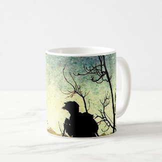Caneca De Café Arthur Rackham Illustração Comus Starry Night