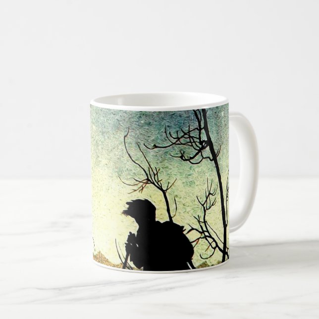 Caneca De Café Arthur Rackham Illustração Comus Starry Night (Frente Esquerda)