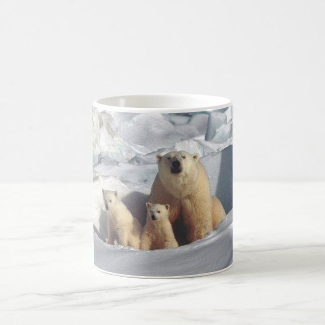 Caneca de café ártica da natureza dos animais (Centro)