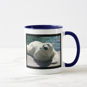 Caneca de café ártica do urso polar
