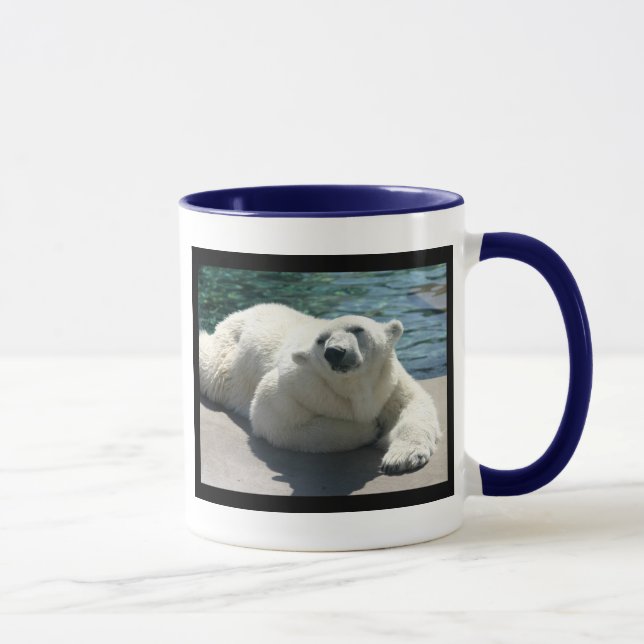 Caneca de café ártica do urso polar (Direita)