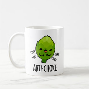 Caneca De Café "Artichoke" Encantada "Funny Veggie Artichoke Pun"