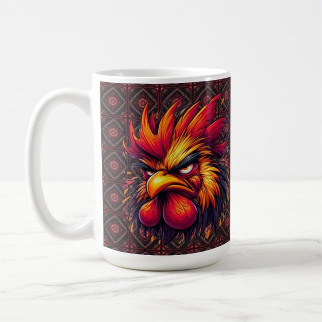 Caneca De Café "Artie Angry Rooster" B Mug (Esquerda)