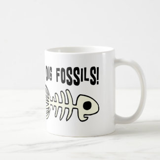 Caneca De Café Artigo fóssil engraçado do presente