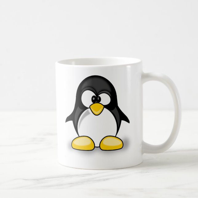 Caneca De Café Artigos do pinguim (Direita)