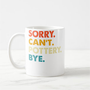 Caneca De Café Artista Cerâmico Sarcástico Criador de Argila Cerâ