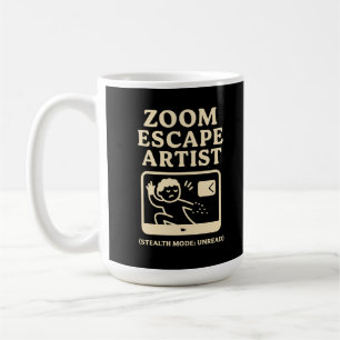 Caneca De Café Artista da Fuga do Zoom