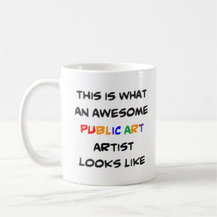 Caneca De Café artista de arte pública, incrível