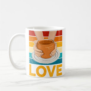 Caneca De Café Artista de Cerâmica - Amar Cerâmica Retrô Cerâmica