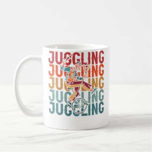 Caneca De Café Artista de Malabarismo Retro Circus - Artista de M