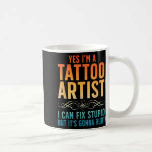 Caneca De Café Artista de Tatuagem Engraçado Arte Para Homens Mul