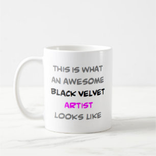 Caneca De Café artista de veludo preto incrível