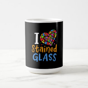 Caneca De Café Artista de Vitral Vitral