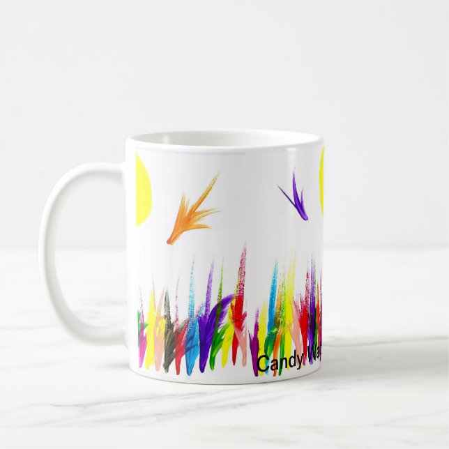Caneca De Café Artista do Autismo Candy Waters (Esquerda)