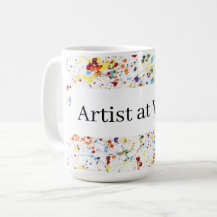 Caneca De Café "Artista no Trabalho"