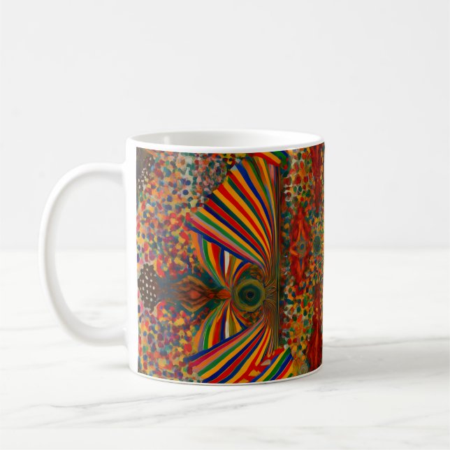 Caneca De Café Artistic Abstract Pattern Tie for cup (Esquerda)