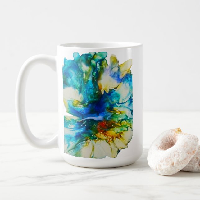 Caneca De Café Artistic Coffee Mug (Com Donut)