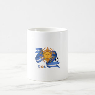 Caneca de Café Artística Lenda do Futebol Argentin