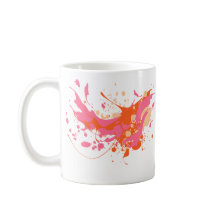 Artístico de abertura amarelo rosa