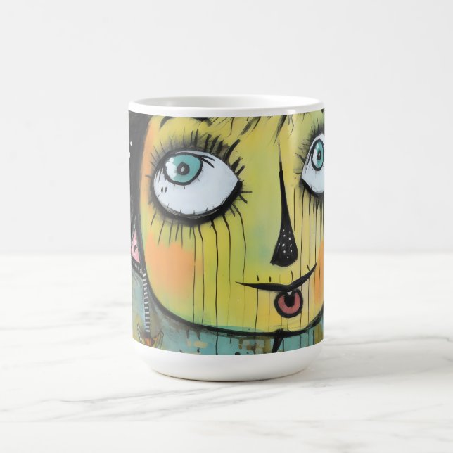 Caneca De Café ArtLady 11 Encantada e angustiada (Centro)