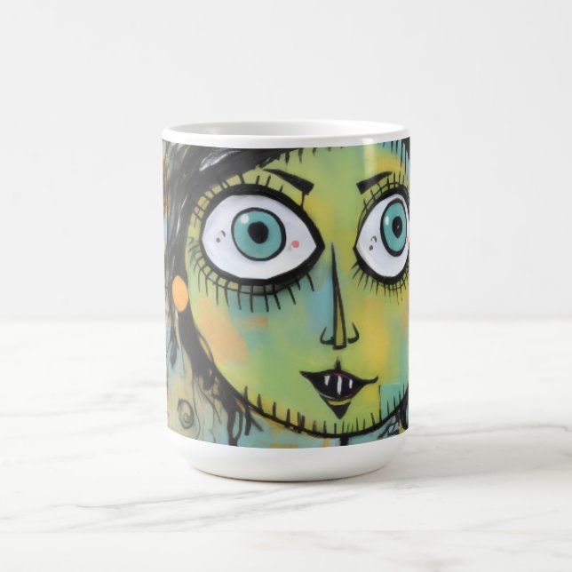 Caneca De Café ArtLady 15 Encantada e angustiada (Centro)