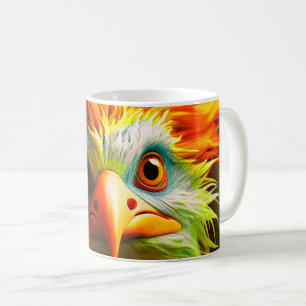 Caneca De Café Artsy Bird