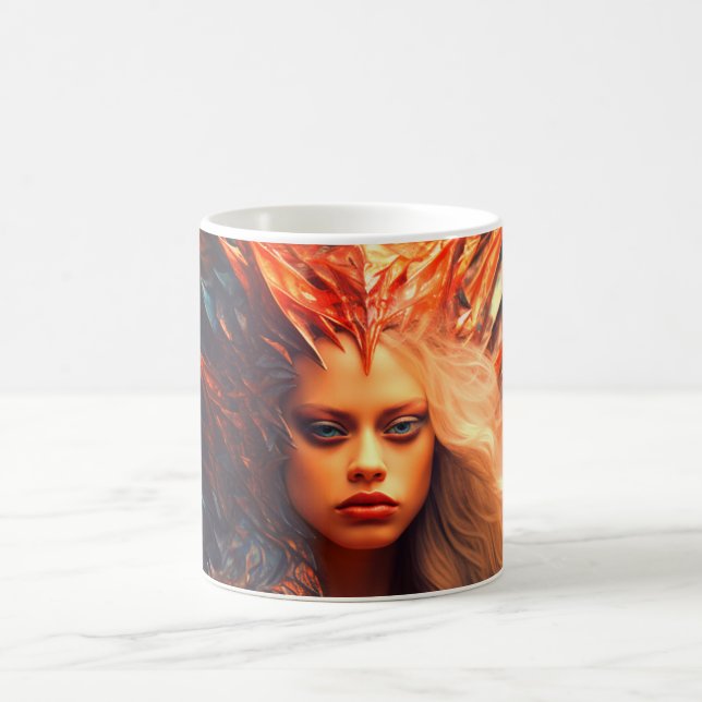 Caneca De Café Artsy Lady (Centro)