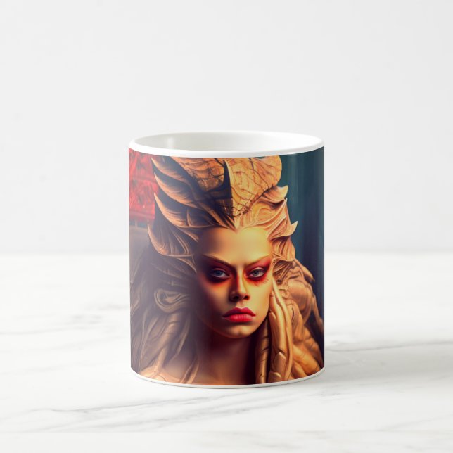 Caneca De Café Artsy Lady (Centro)