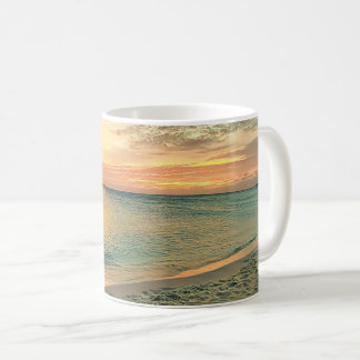 Caneca De Café Aruba Beach Coastal Sunset