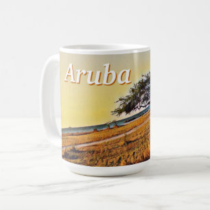 Caneca De Café Aruba Divi Trees