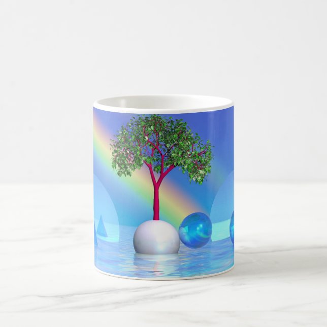 Caneca De Café Árvore arco-íris (Centro)