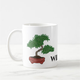 Caneca De Café Árvore Bonsai japonesa personalizada