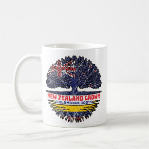 Caneca De Café Árvore Colombiana Nova Zelândia
