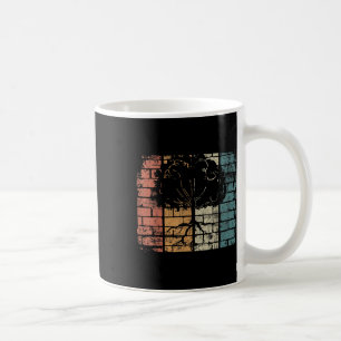 Caneca De Café Árvore com Raízes - Ambiente Retro-Natureza
